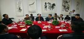 高清图：孙伯翔先生书画艺术研讨会在天津荣宝斋举行