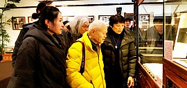 著名画家李小可先生春节期间专程来津参观“吉光片羽”请柬小展