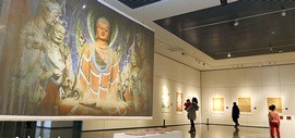 穿越古今的对话 “盛世千年——敦煌艺术展”在滨海美术馆开幕