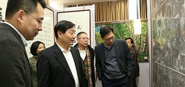 天津高新区举办专题展览庆祝改革开放40年 第五届文化艺术节书画展同期举行