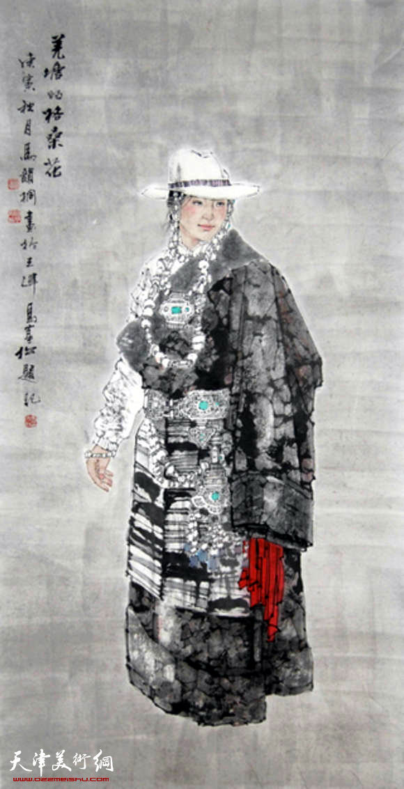 马韵桐作品：《格桑花》