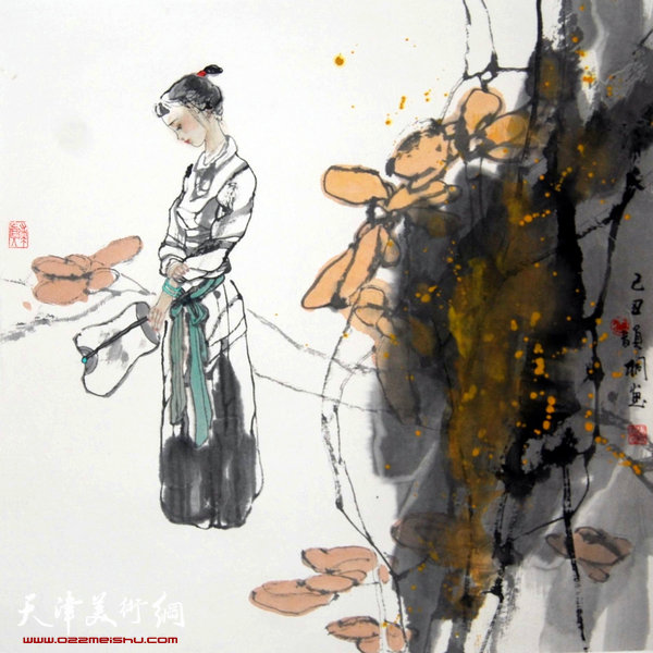 马韵桐作品：《少女》