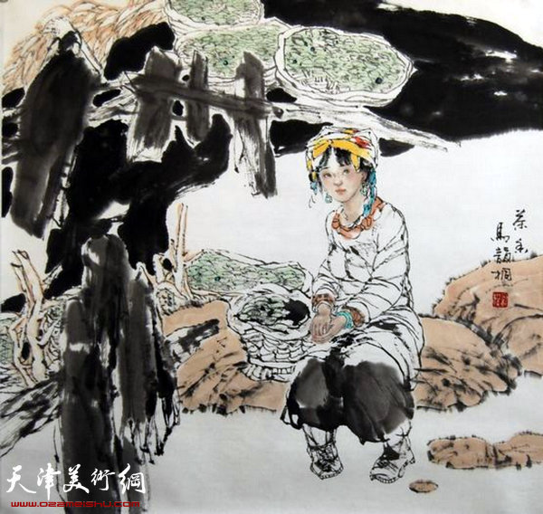 马韵桐作品：《茶香》