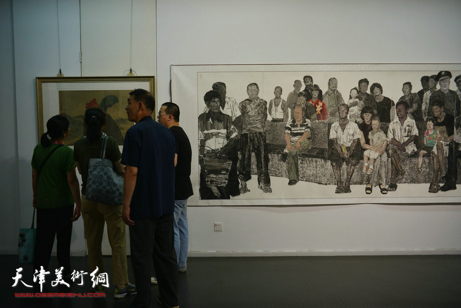 天津美术学院中国画系2013届本科毕业生作品展。