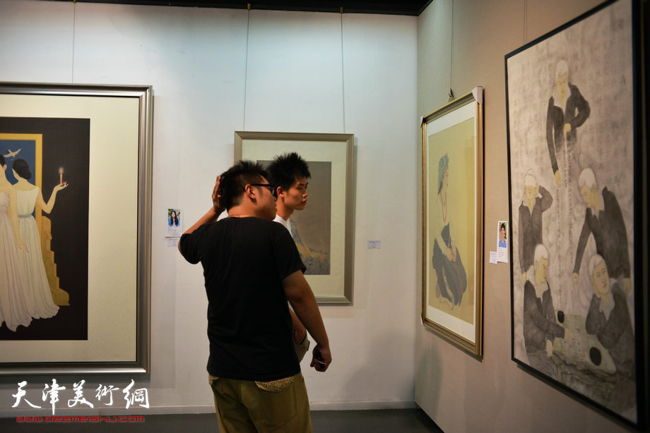 天津美术学院中国画系2013届本科毕业生作品展。