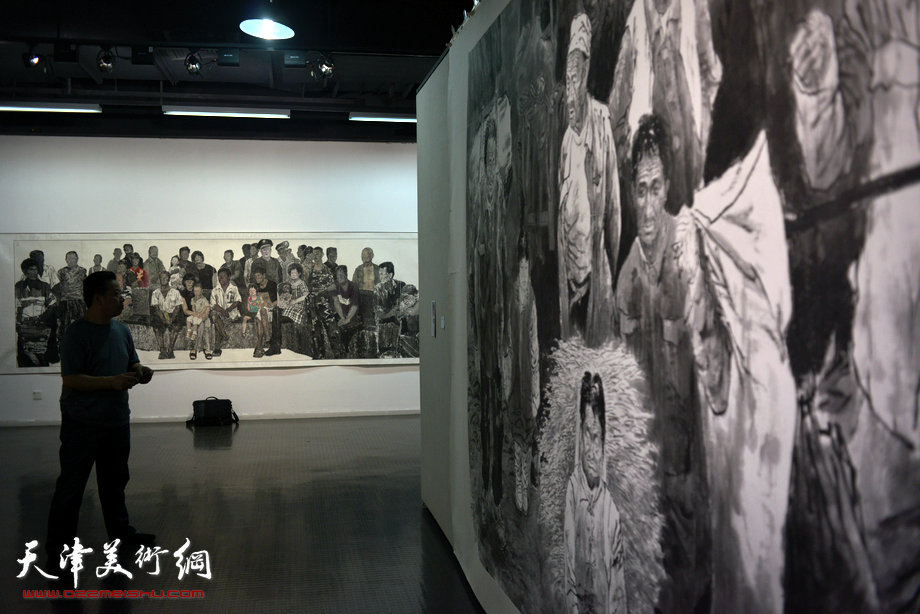 天津美术学院中国画系2013届本科毕业生作品展。