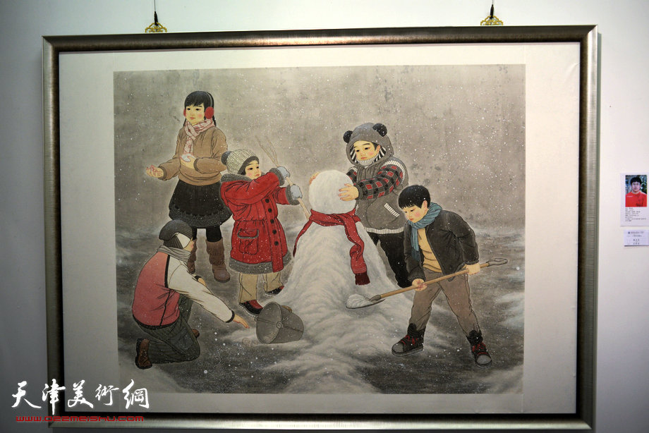 天津美术学院中国画系2013届本科毕业生作品展。