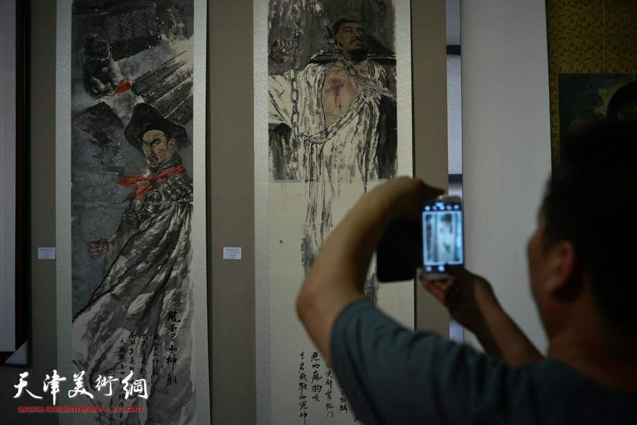 天津美术学院中国画系2013届本科毕业生作品展。