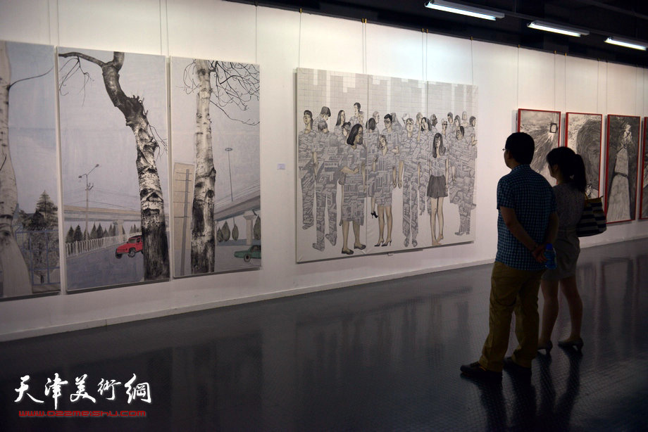 天津美术学院中国画系2013届本科毕业生作品展。