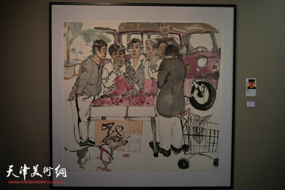 天津美术学院中国画系2013届本科毕业生作品展。