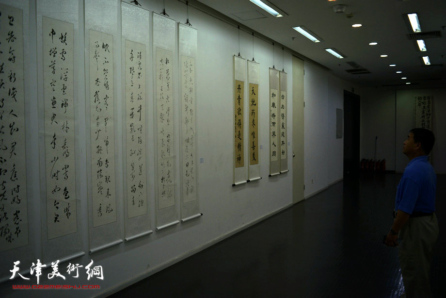 天津美术学院中国画系2013届本科毕业生作品展。