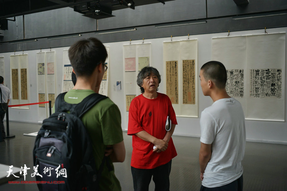 天津美术学院中国画系2013届本科毕业生作品展。