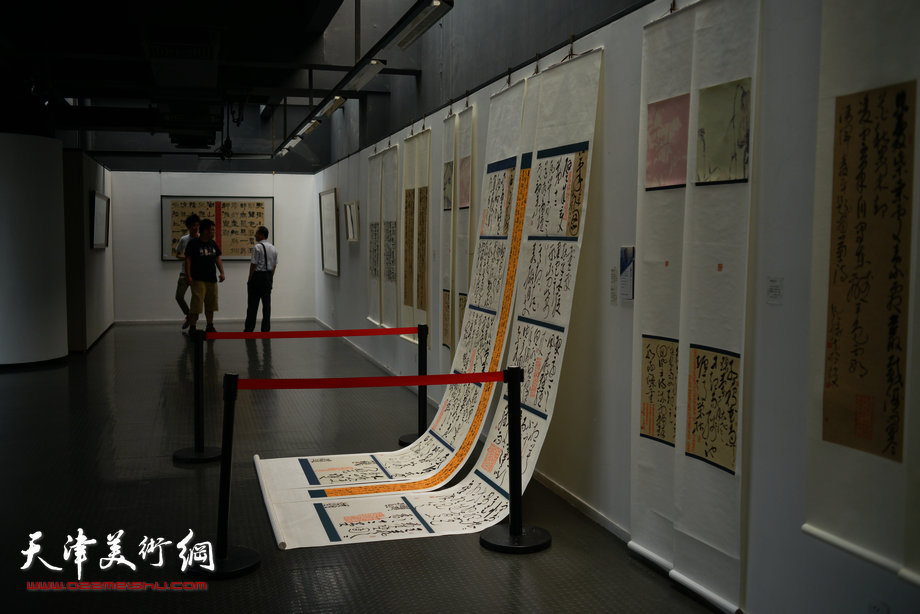 天津美术学院中国画系2013届本科毕业生作品展。