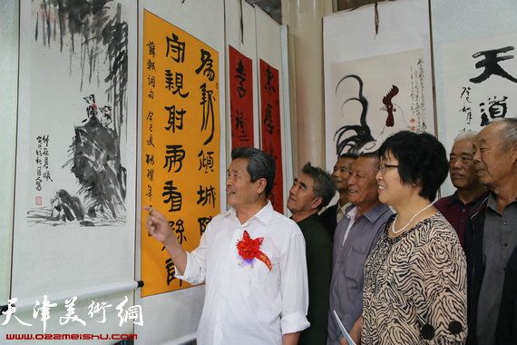 宝坻区老年书画研究会举行“书画中国梦”作品展