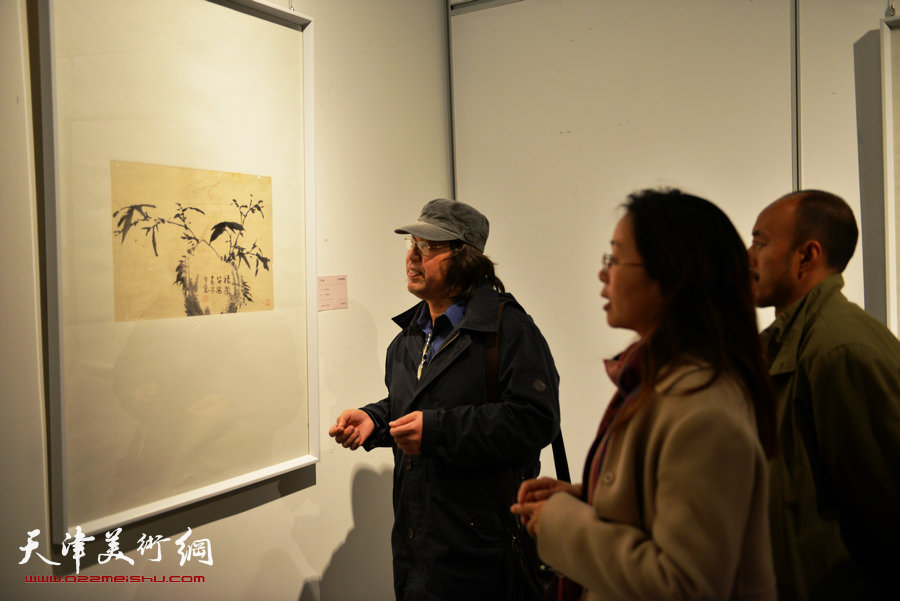 《行者无疆——中国当代水墨名家邀请展》11月5日在天津美术馆开幕。图为展览现场。