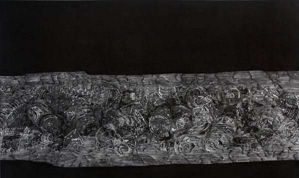 熊永平，《消逝的景观》，60cm×90cm，2013年