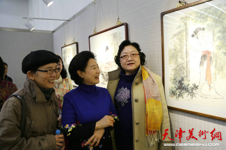 泼墨庆三八，巾帼展风釆 第五届“津门女书画家佳作邀请展”举行