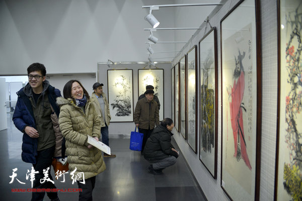 南开书画院迎新春书画作品展2月1日在天津图书馆开幕。