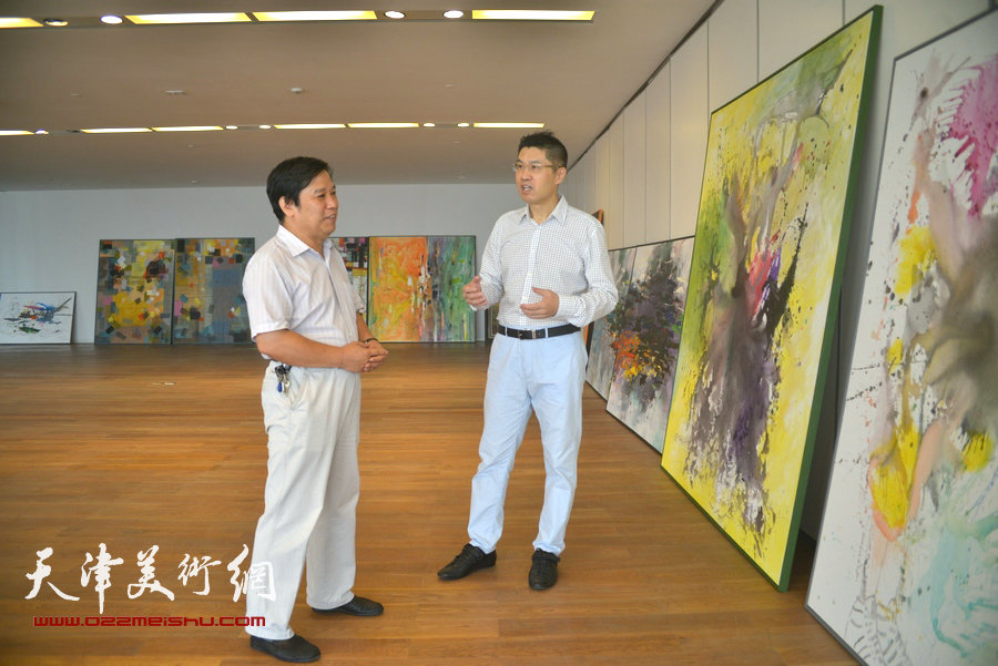 天津美协秘书长李耀春看望国际油画大师程亚杰