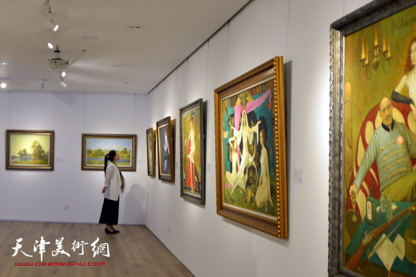 “流金样板——二十世纪俄罗斯大师油画展”现场。