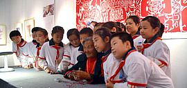 中国·天津2014“西岸”剪纸艺术展开幕