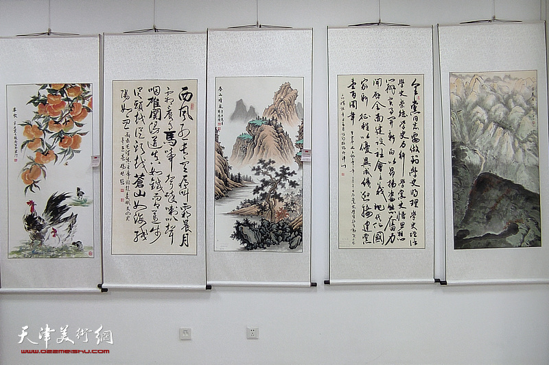 河西区柳林画院举行庆祝中国共产党成立100周年书画作品展