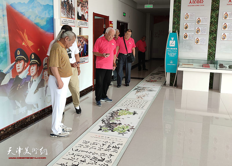 河西区柳林画院举行庆祝中国共产党成立100周年书画作品展