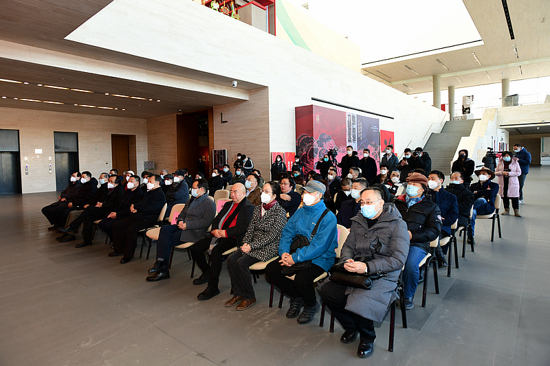 天津市第三届书画艺术提名展开幕仪式现场